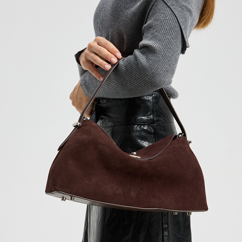 Luxury Bags Coach - Tas Tote Wanita dari Kulit Suede