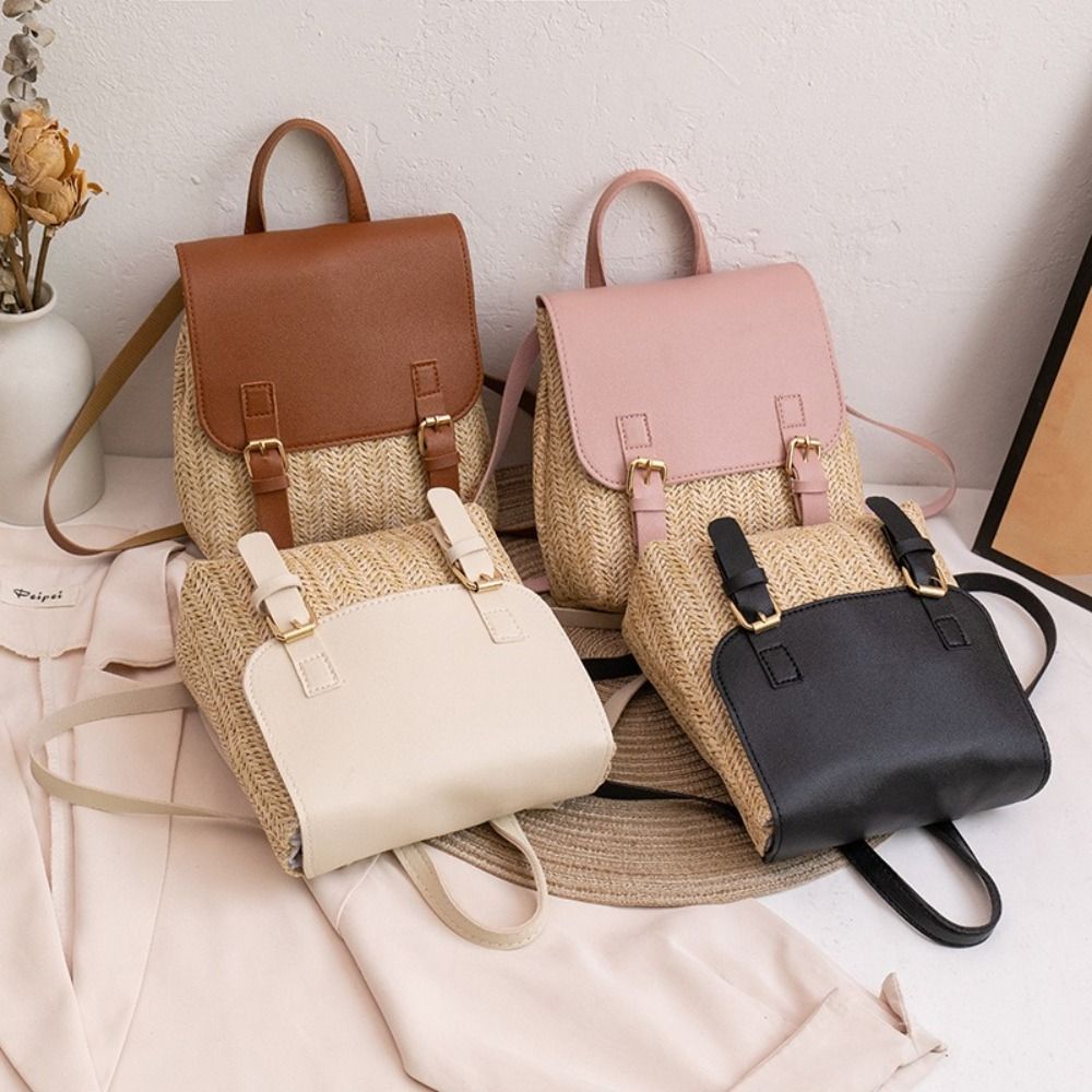 Luxury Bags Vintage - Tas Ransel Kulit PU Trendi Desain