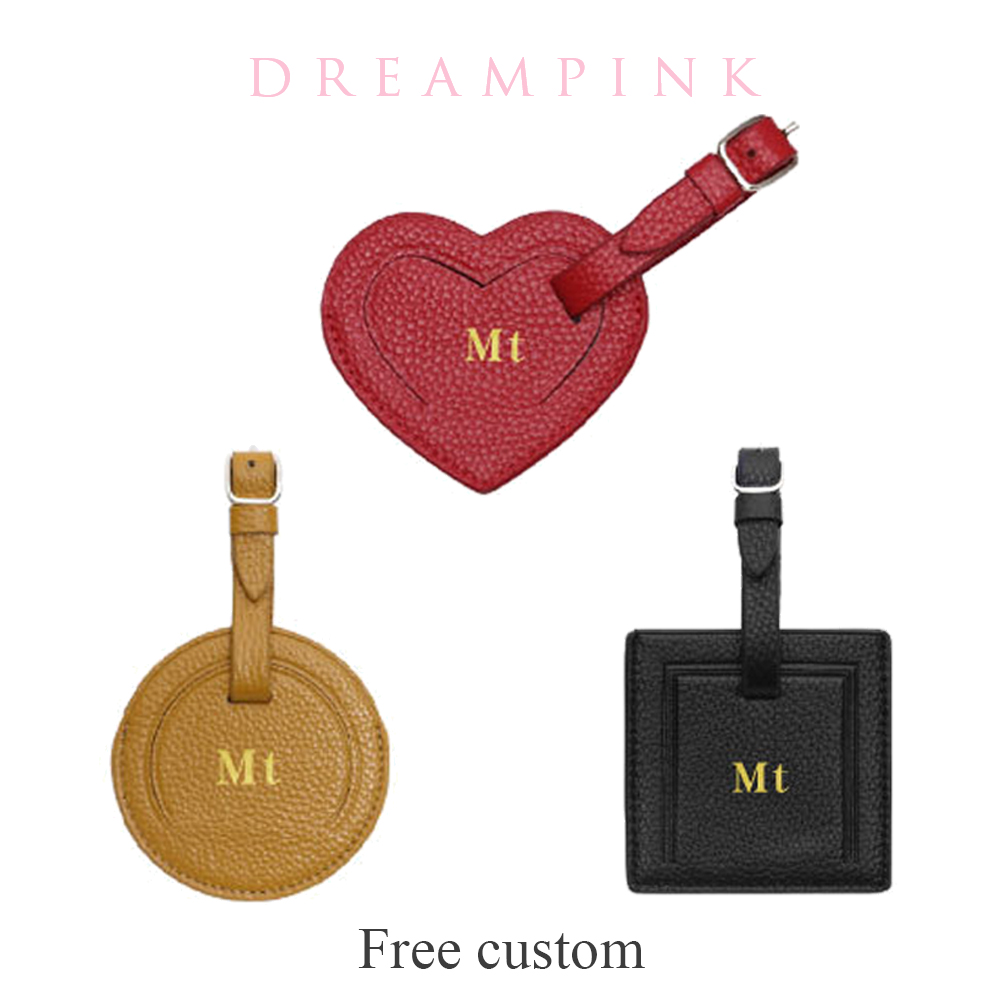 Luxury Bags Names - 100% Kulit Asli Bagasi Perjalanan Tag