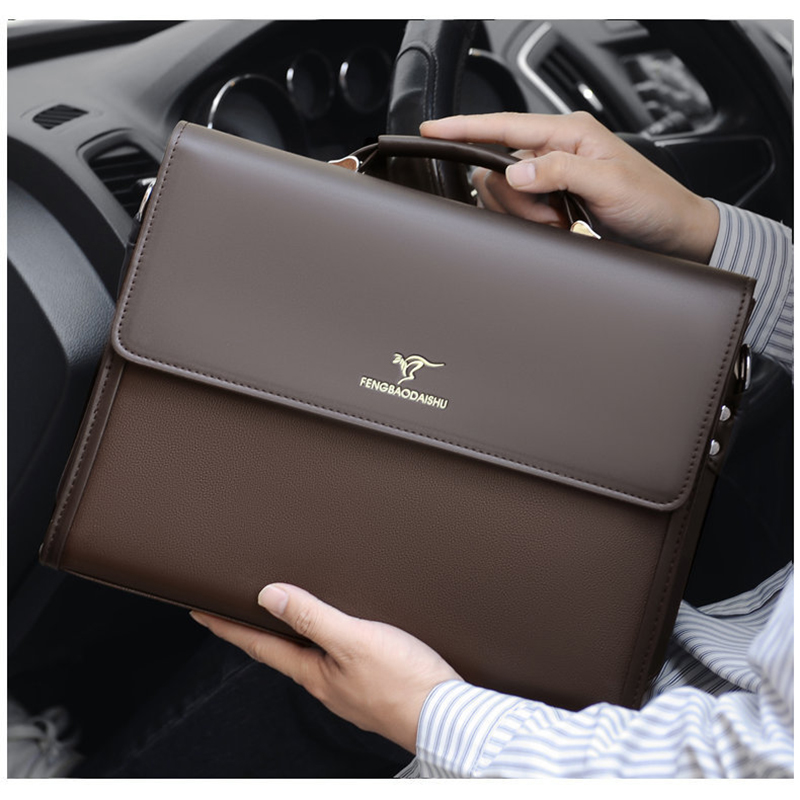 Luxury Bags Coach - Tas kantor kulit mewah untuk pria,