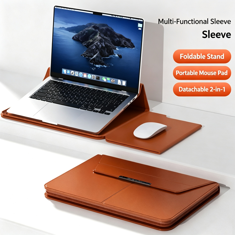 Laptop Bag Leather 15 - Sarung Laptop 13-14/15-16 Inci dengan Penutup