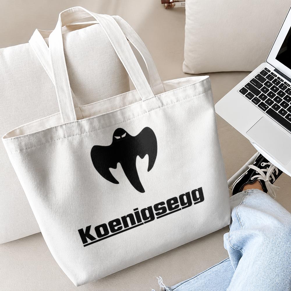 Luxury Bags Coach - Tas Belanja Kanvas Cetak Dua Sisi