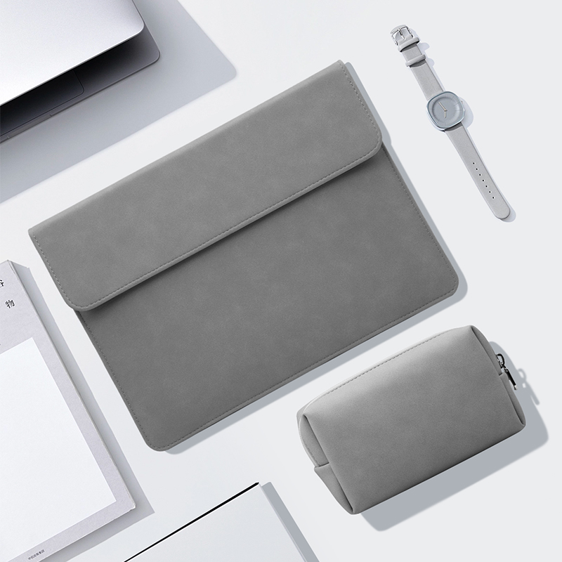 Laptop Bag Leather 15 - Casing Penutup Laptop untuk (MI Xiaomi
