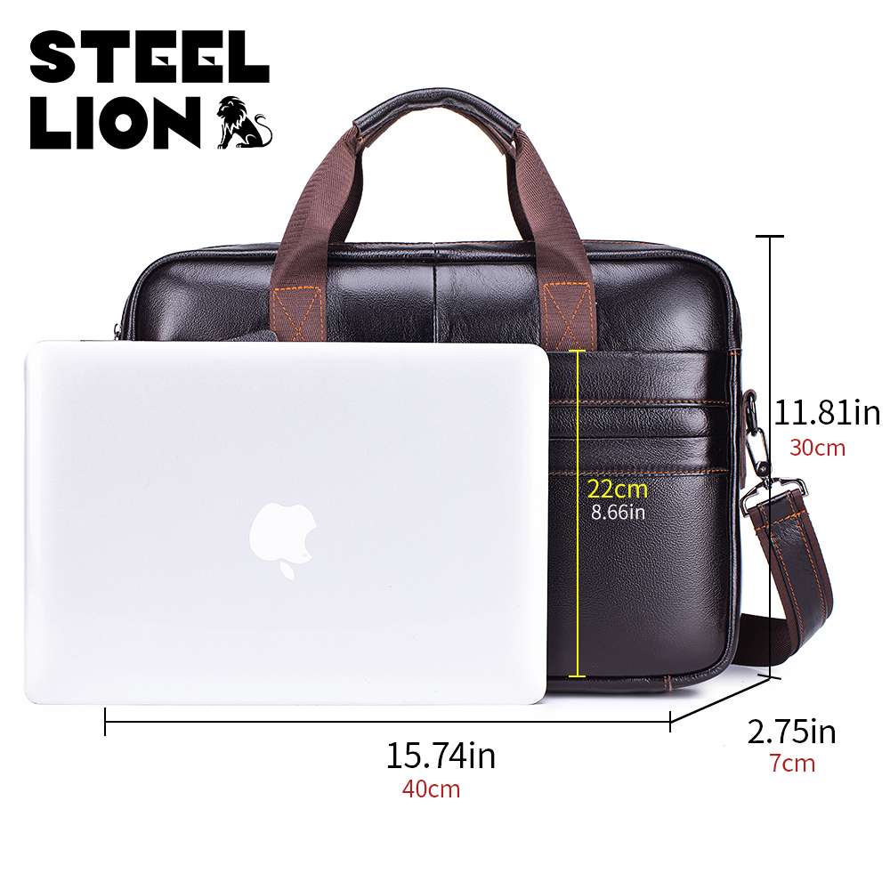 Tas Kerja Pria Kulit, Tas Kant - Laptop Bag Leather 15 ulasan dan harga