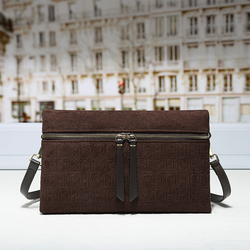 Tas Selempang Suede Embos Mono - Luxury Ziploc Bags ulasan dan harga