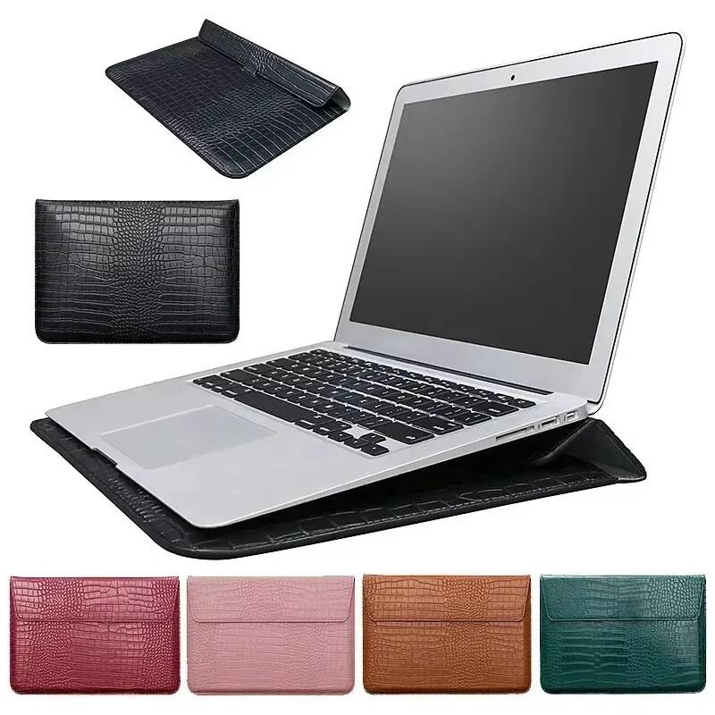 OUIO Sarung Laptop Kulit Buaya - Laptop Bag Leather 15 ulasan dan harga