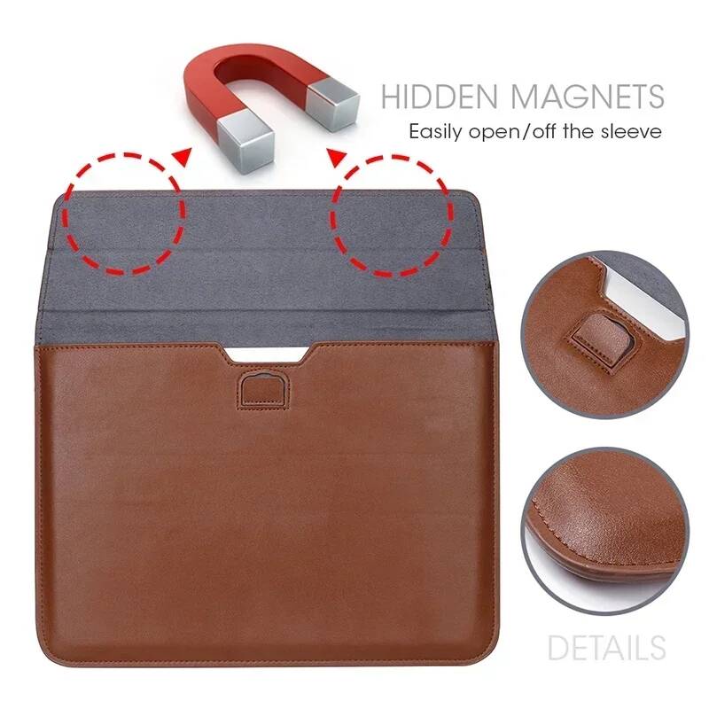 OUIO Sarung Laptop Kulit Buaya - Laptop Bag Leather 15 ulasan dan harga