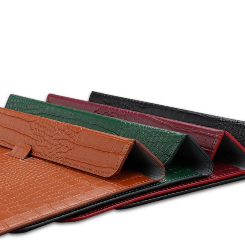 OUIO Sarung Laptop Kulit Buaya - Laptop Bag Leather 15 ulasan dan harga