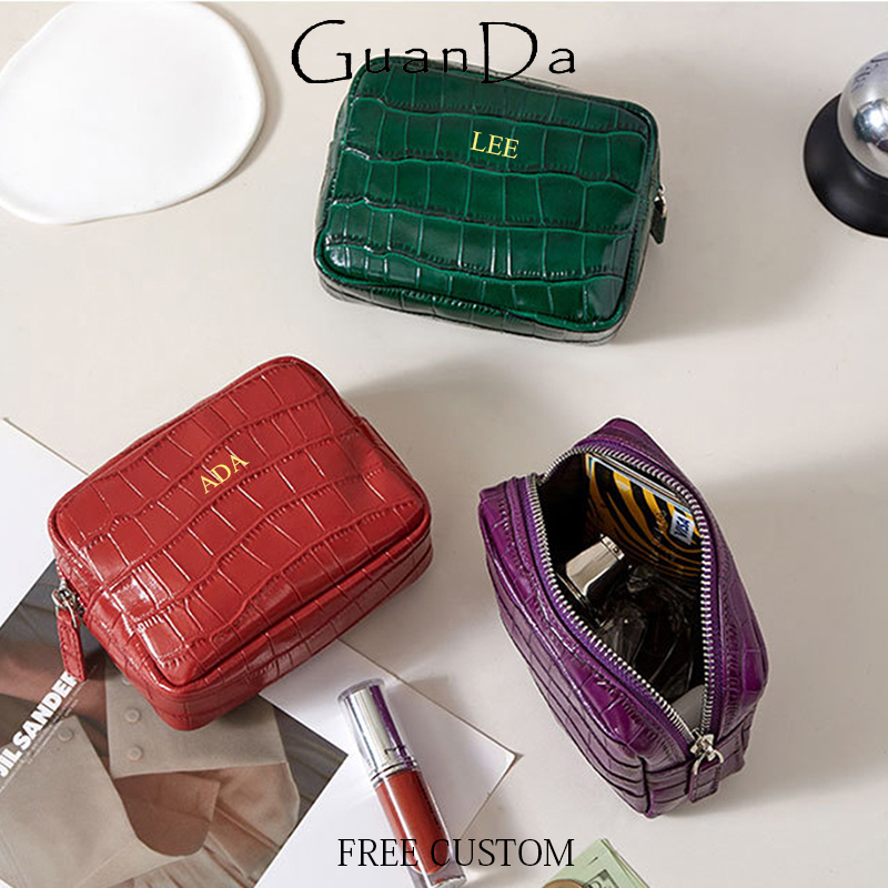 Dompet Koin Kulit Asli Mewah M - Luxury Ziploc Bags ulasan dan harga