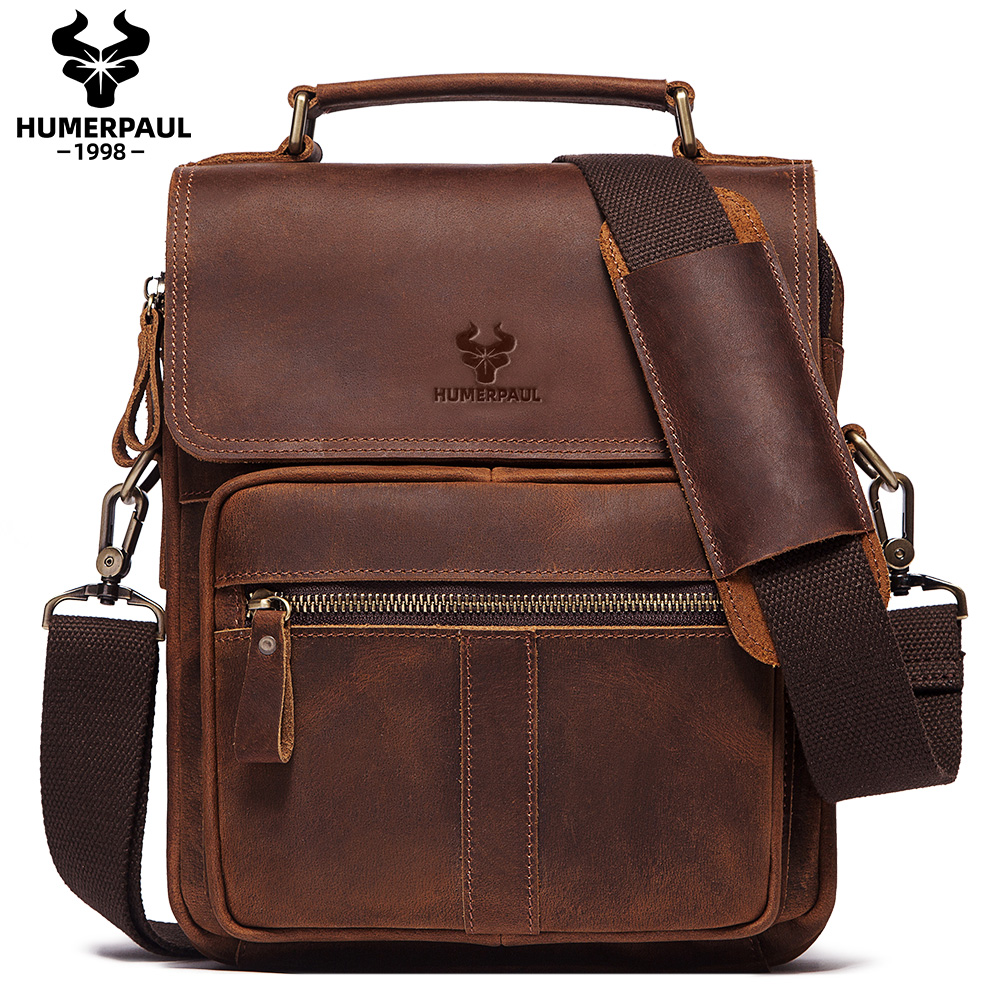 HUMERPAUL tas bahu pria kulit  - Luxury Bags Coach ulasan dan harga