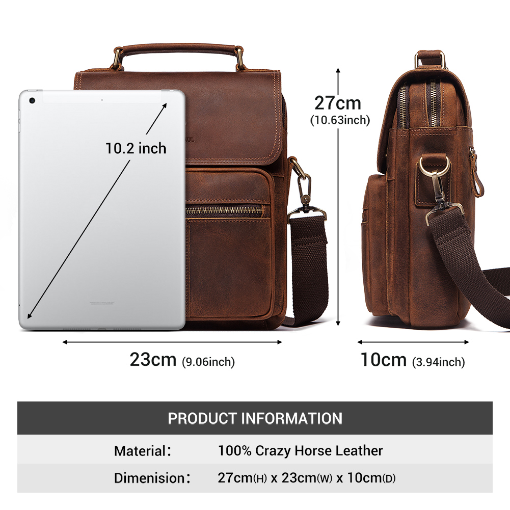 HUMERPAUL tas bahu pria kulit  - Luxury Bags Coach ulasan dan harga