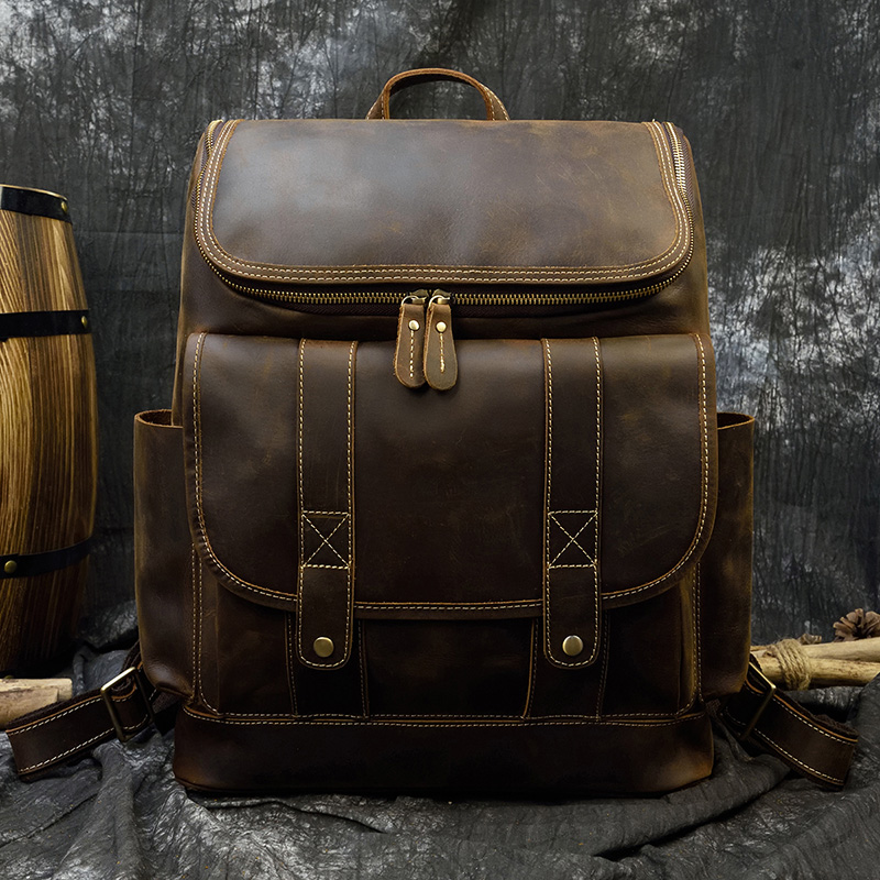 Ransel Kulit Vintage Kapasitas - Laptop Bag Leather 15 ulasan dan harga