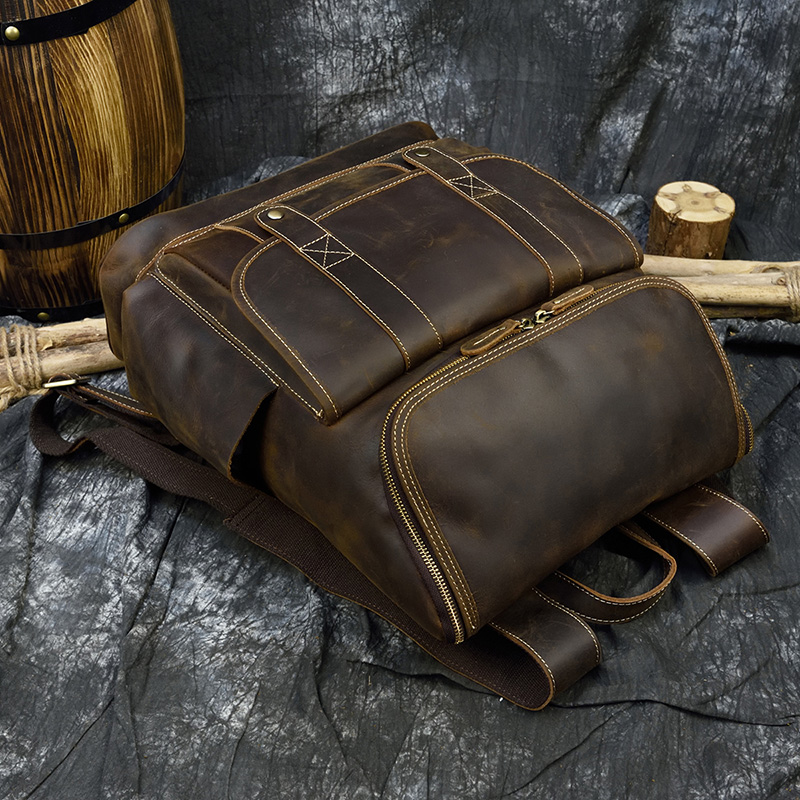Ransel Kulit Vintage Kapasitas - Laptop Bag Leather 15 ulasan dan harga