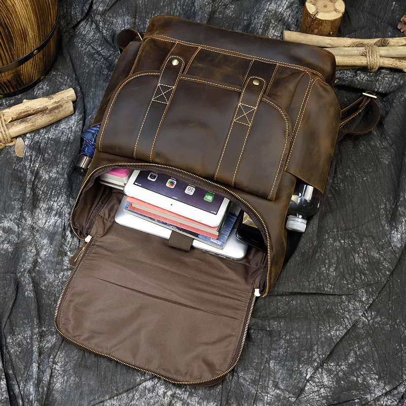 Ransel Kulit Vintage Kapasitas - Laptop Bag Leather 15 ulasan dan harga