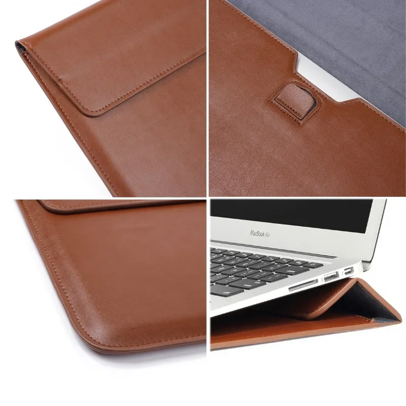Kulit PU dengan Dudukan Tas Pe - Laptop Bag Leather 15 ulasan dan harga
